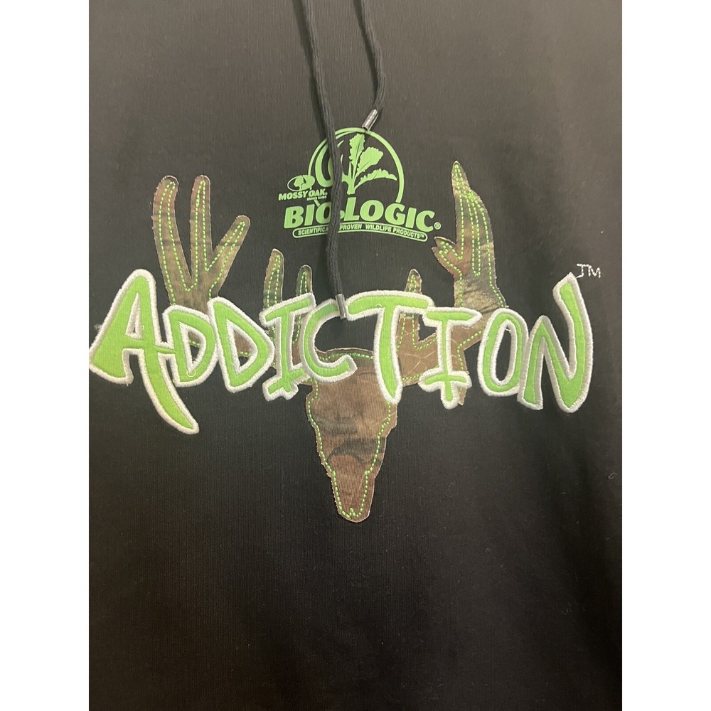 Mossy Oak Yukon Men's Hoodie 2XL Black  Cotton Blend Hand warmer Pocket NWT - Picture 3 of 5